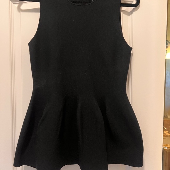 Theory Wool Blend Knit Peplum Top - Medium NWT - Picture 1 of 3